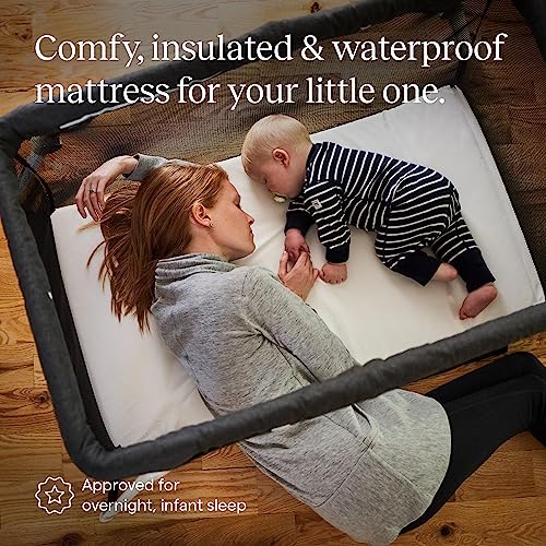 Portable Travel Crib With Lightweight Backpack Design And Certified Safe Foldable Play Yard Mattress