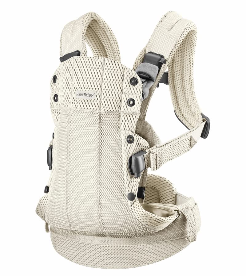 BabyBjorn 3D Mesh Baby Carrier For Infants With Hip Friendly Support And Supersoft Comfort Cream