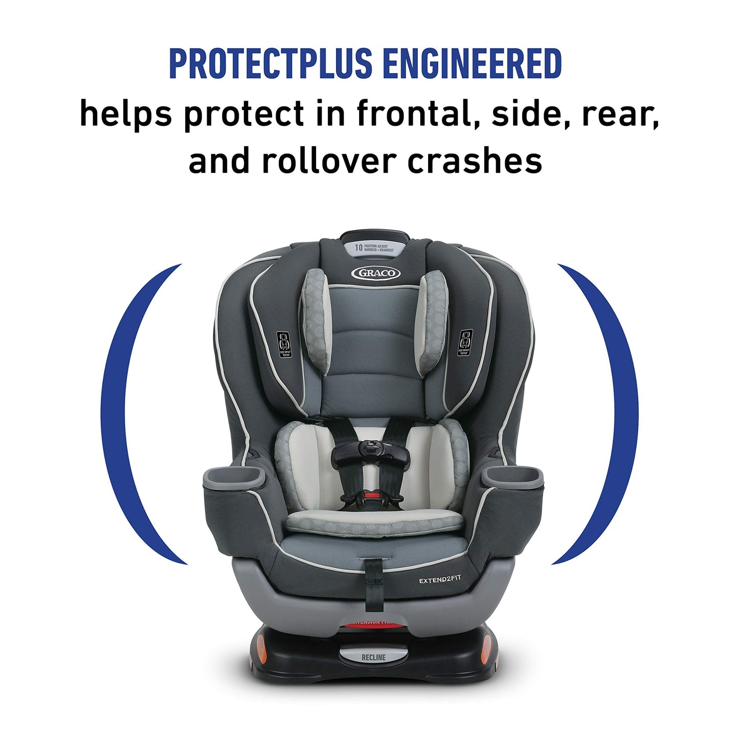 Extend2Fit Convertible Car Seat With Extra Legroom