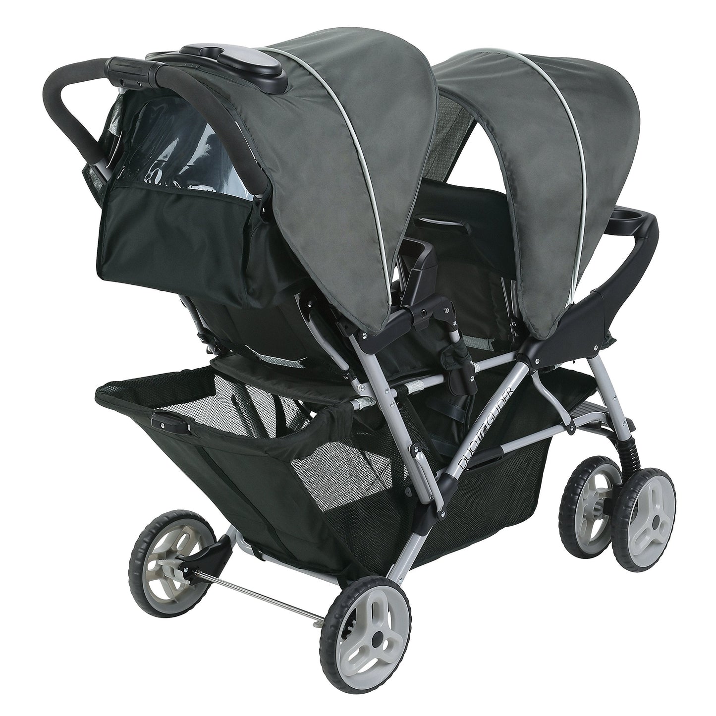 Graco DuoGlider Click Connect Double Stroller With Two Seats And One Hand Standing Fold
