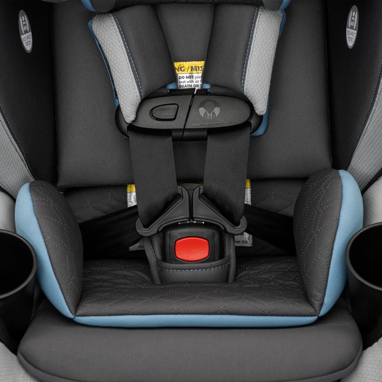 Evenflo Revolve360 Slim 2-in-1 Rotational Car Seat with Space-Saving Design and Easy One-Hand Access for Effortless Use and Quick Clean Cover