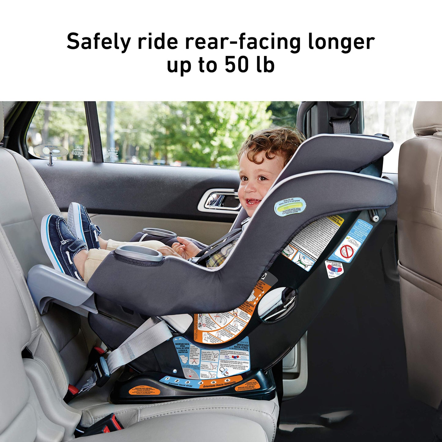 Extend2Fit Convertible Car Seat With Extra Legroom